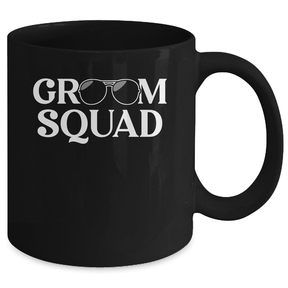 Groom Squad Sunglasses Wedding Bachelor Party Matching Mug | siriusteestore