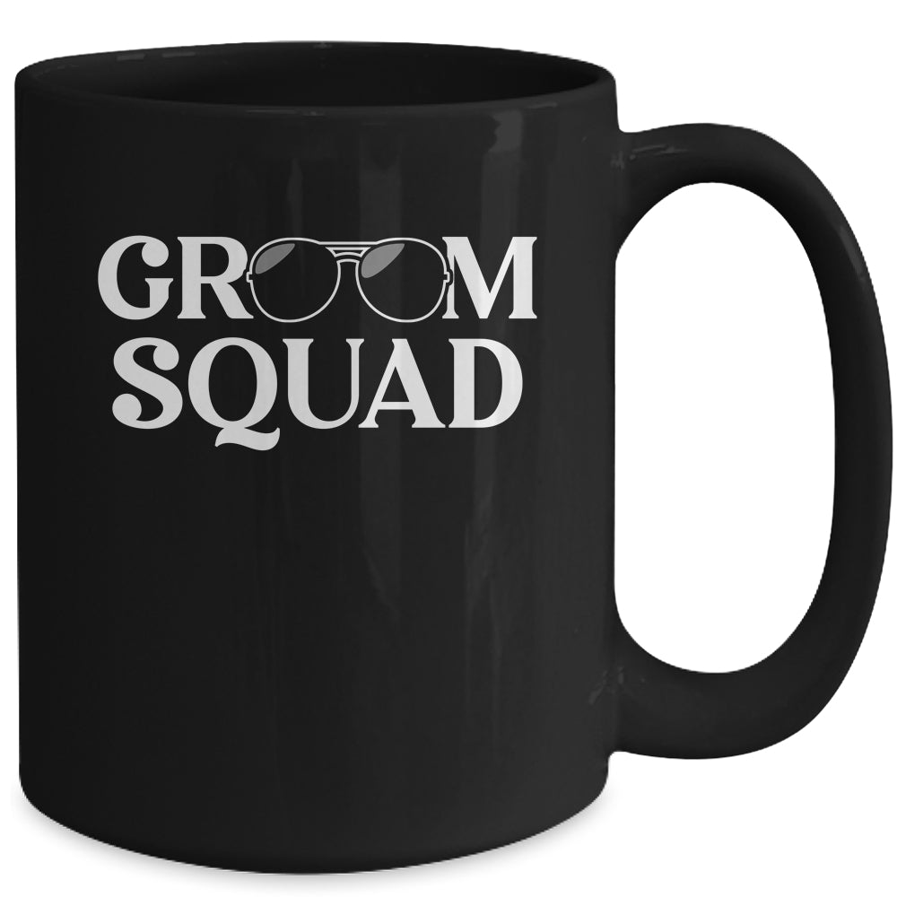 Groom Squad Sunglasses Wedding Bachelor Party Matching Mug | siriusteestore