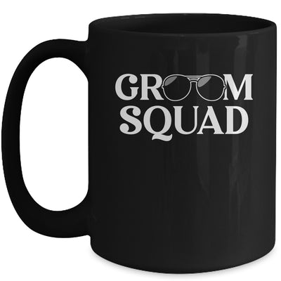 Groom Squad Sunglasses Wedding Bachelor Party Matching Mug | siriusteestore