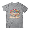 Groovy Bonus Mom Retro Hippie Peace Sign Floral Mothers Day Shirt & Tank Top | siriusteestore