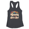 Groovy Bonus Mom Retro Hippie Peace Sign Floral Mothers Day Shirt & Tank Top | siriusteestore