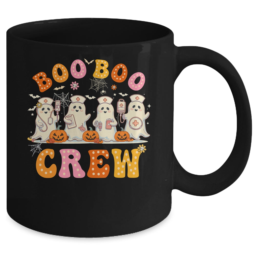 Groovy Boo Boo Crew Nurse Funny Ghost Halloween Nurse Women Mug | siriusteestore