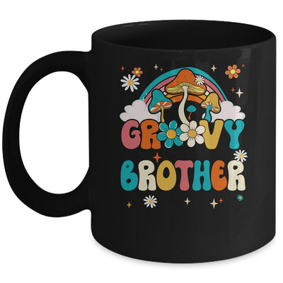 Groovy Brother Birthday Party Theme Decorations Rainbow Mug | siriusteestore