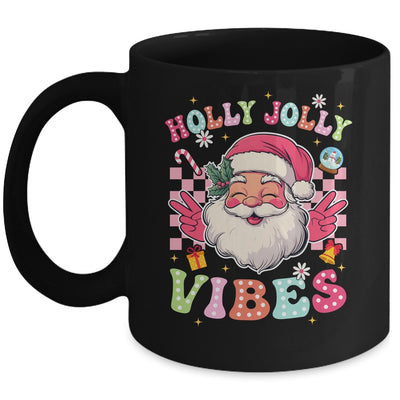 Groovy Cute Santa Claus Christmas Vibes Xmas Girls Womens Mug | siriusteestore