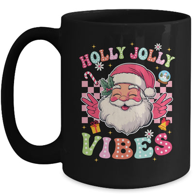 Groovy Cute Santa Claus Christmas Vibes Xmas Girls Womens Mug | siriusteestore
