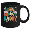 Groovy Daddy Birthday Party Theme Decorations Rainbow Family Mug | siriusteestore