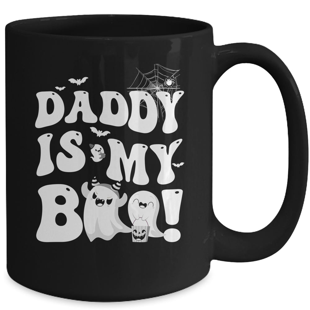 Groovy Daddy Is My Boo Halloween For Boys Girls Kids Mug | siriusteestore