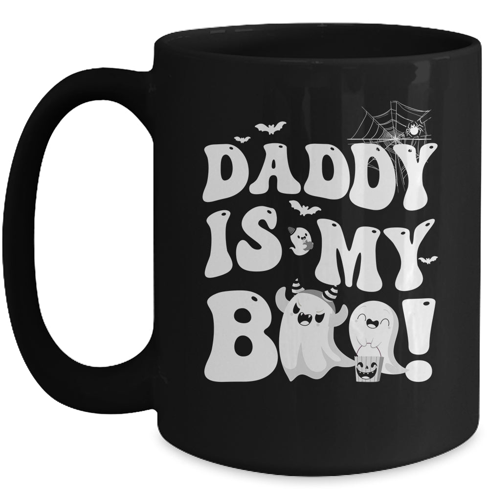 Groovy Daddy Is My Boo Halloween For Boys Girls Kids Mug | siriusteestore