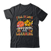 Groovy Fall In Love With Learning Pumpkin Autumn Teacher Shirt & Hoodie | siriusteestore