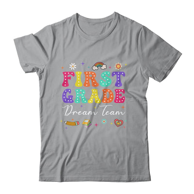 Groovy First Grade Dream Team Back To School Teacher Kids Shirt & Hoodie | siriusteestore