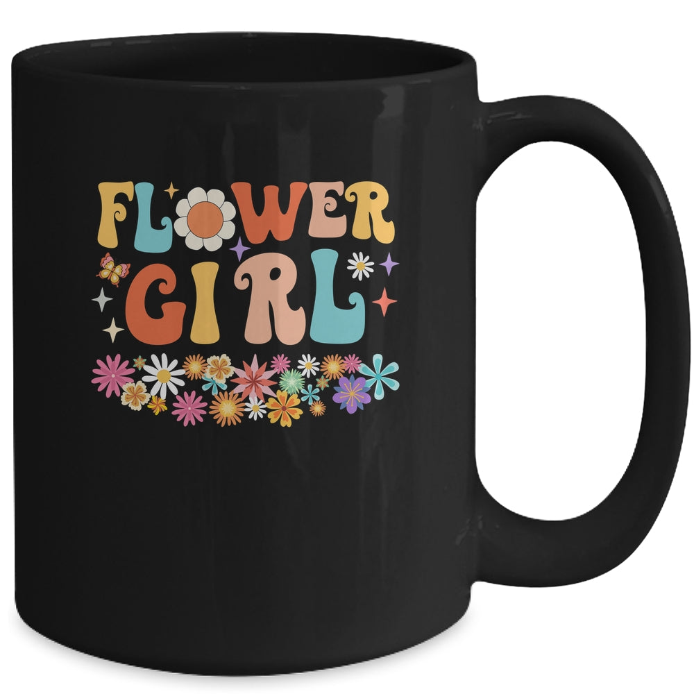 Groovy Flower Girl A Bridesmaid Proposal Flower Girl Mug | siriusteestore