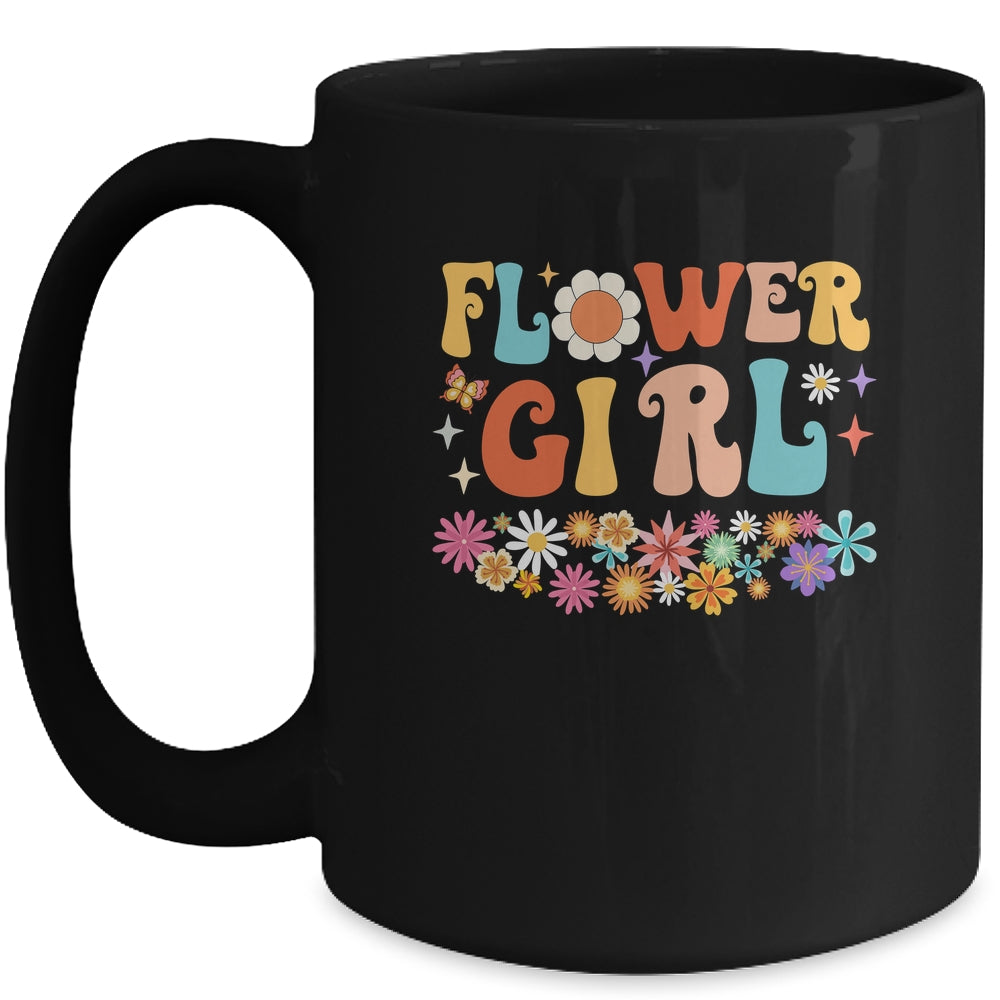 Groovy Flower Girl A Bridesmaid Proposal Flower Girl Mug | siriusteestore