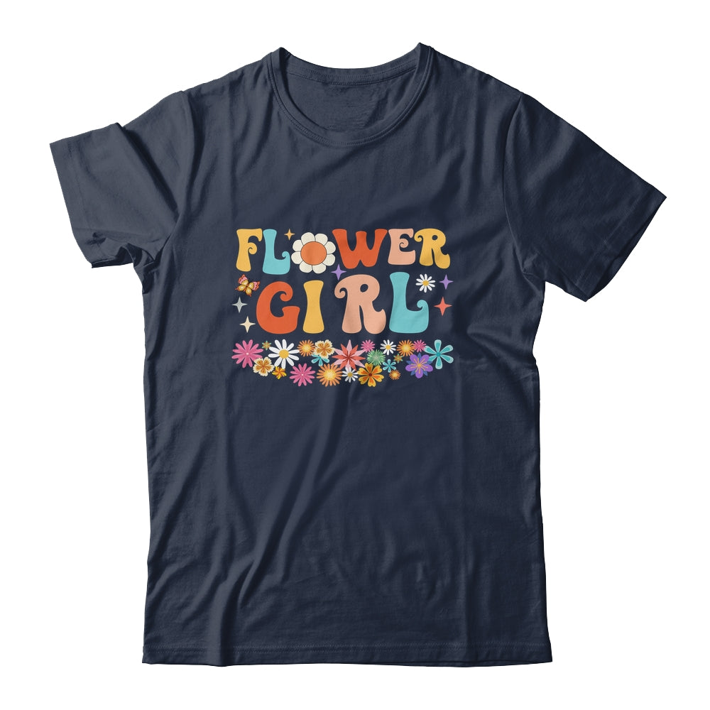 Groovy Flower Girl A Bridesmaid Proposal Flower Girl Shirt & Hoodie | siriusteestore