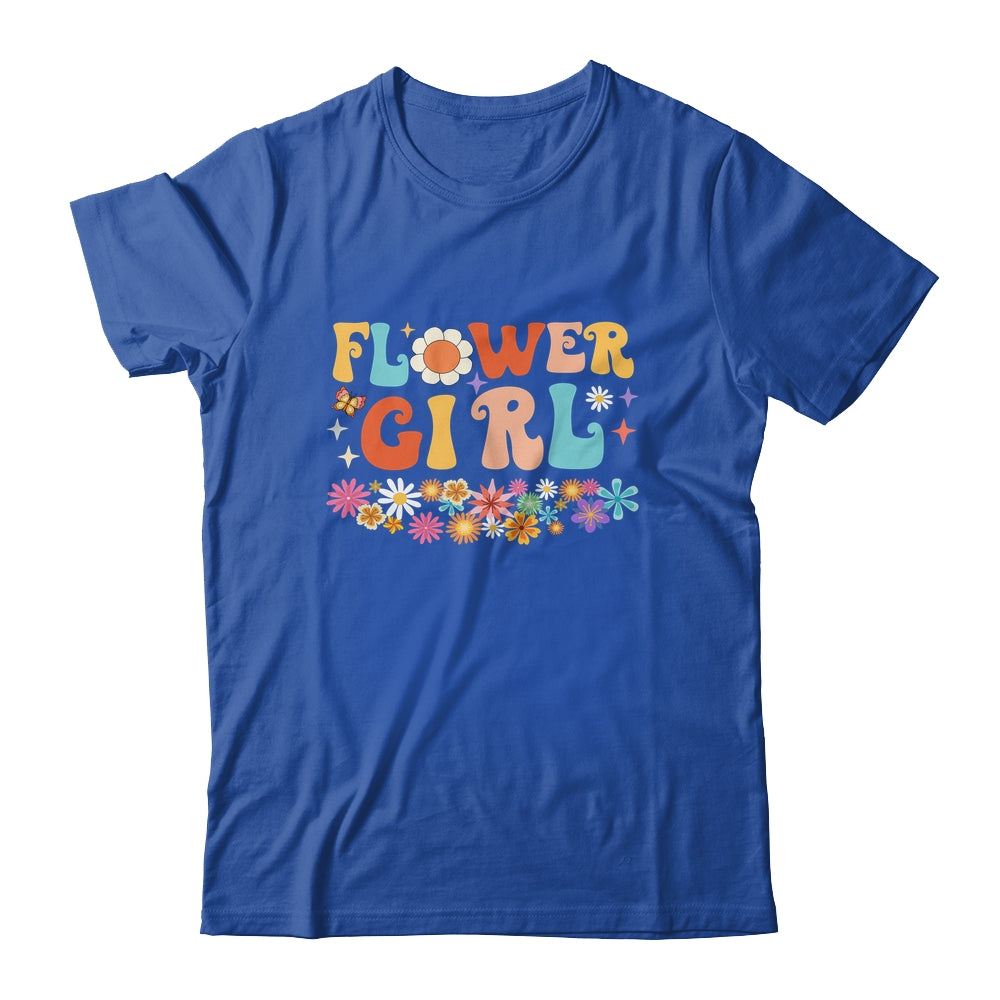Groovy Flower Girl A Bridesmaid Proposal Flower Girl Shirt & Hoodie | siriusteestore