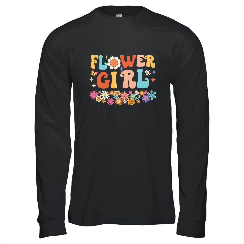 Groovy Flower Girl A Bridesmaid Proposal Flower Girl Shirt & Hoodie | siriusteestore