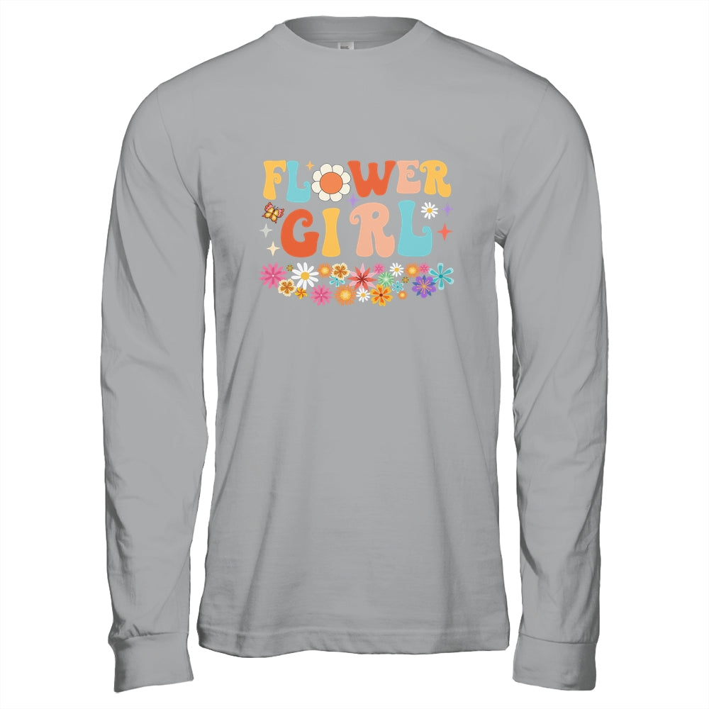 Groovy Flower Girl A Bridesmaid Proposal Flower Girl Shirt & Hoodie | siriusteestore