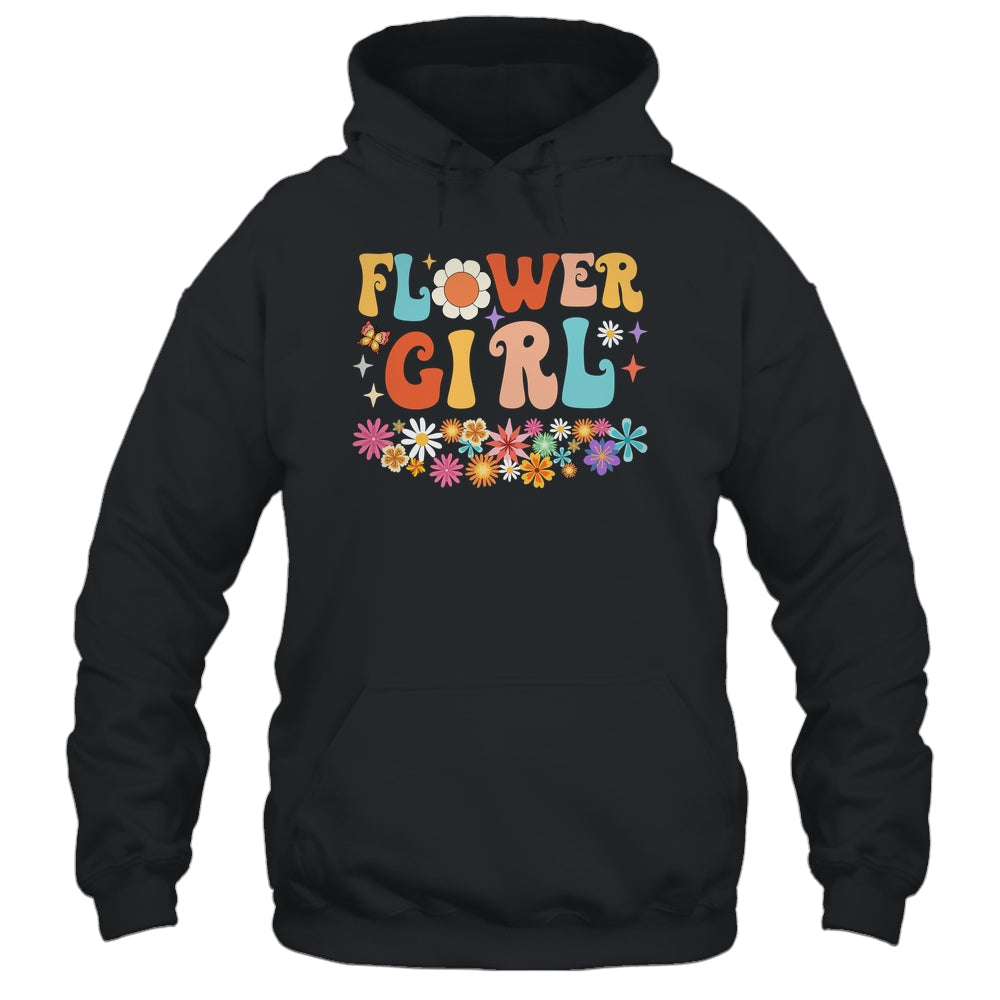 Groovy Flower Girl A Bridesmaid Proposal Flower Girl Shirt & Hoodie | siriusteestore
