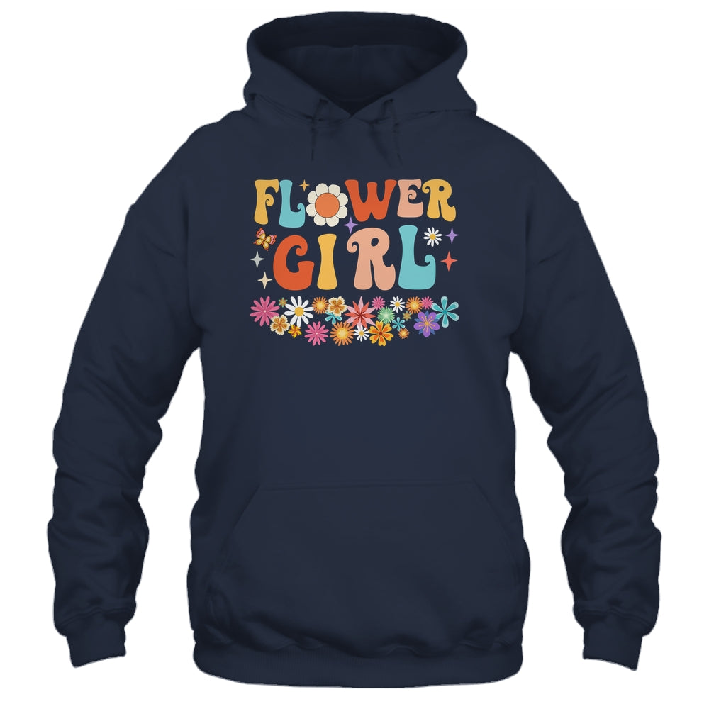 Groovy Flower Girl A Bridesmaid Proposal Flower Girl Shirt & Hoodie | siriusteestore