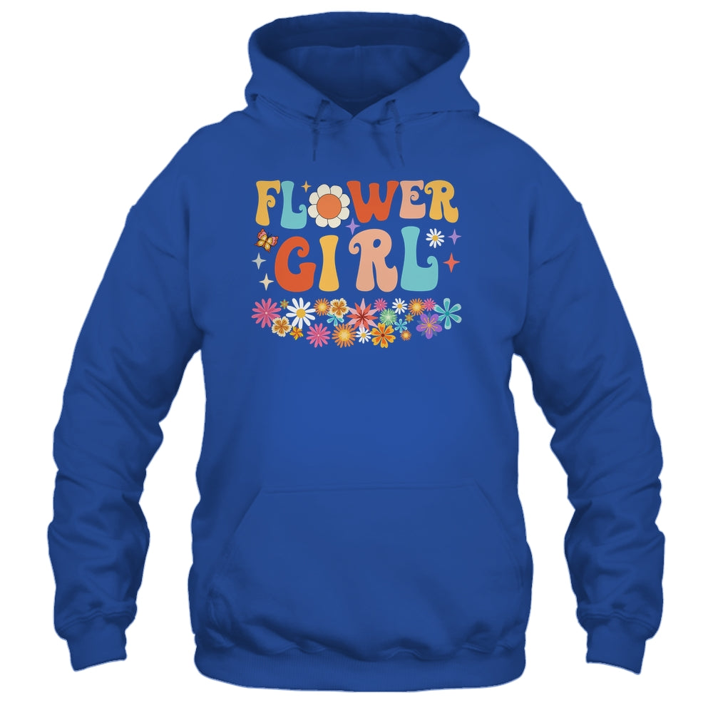 Groovy Flower Girl A Bridesmaid Proposal Flower Girl Shirt & Hoodie | siriusteestore