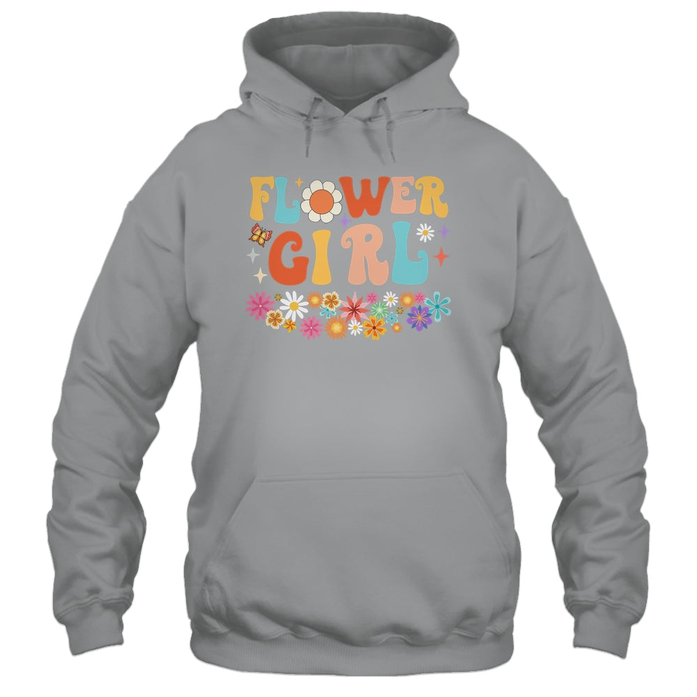 Groovy Flower Girl A Bridesmaid Proposal Flower Girl Shirt & Hoodie | siriusteestore