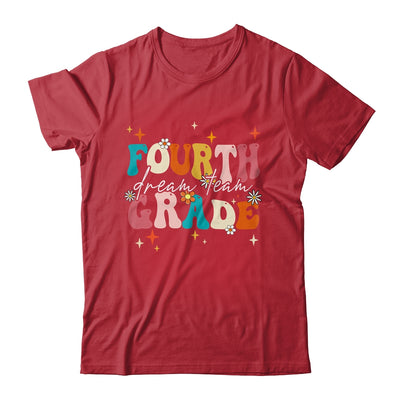 Groovy Fourth Grade Dream Team Back To School Teacher Kids Shirt & Hoodie | siriusteestore