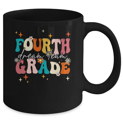 Groovy Fourth Grade Dream Team Back To School Teacher Kids Mug | siriusteestore