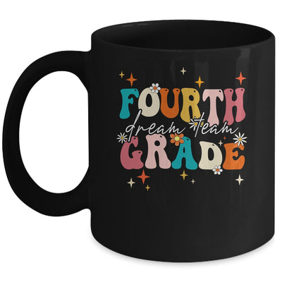 Groovy Fourth Grade Dream Team Back To School Teacher Kids Mug | siriusteestore