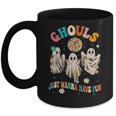 Groovy Ghouls Just Wanna Have Fun Halloween Spooky Season Mug | siriusteestore