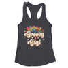 Groovy Gigi Retro Hippie Peace Sign Floral Mothers Day Shirt & Tank Top | siriusteestore