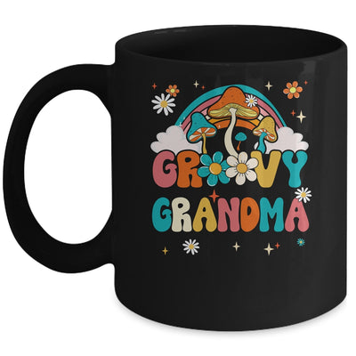 Groovy Grandma Birthday Party Theme Decorations Rainbow Mug | siriusteestore