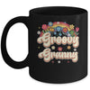 Groovy Granny Retro Hippie Peace Sign Floral Mothers Day Mug | siriusteestore