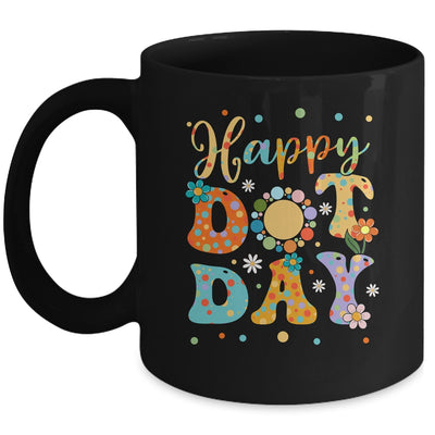 Groovy Happy Dot Day Kids International Dots Day Teacher Mug | siriusteestore