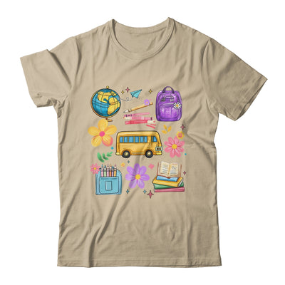 Groovy Happy First Day Of School Teacher Kids Back To School Shirt & Hoodie | siriusteestore