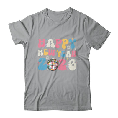 Groovy Happy New Year 2026 Party Cute New Years Eve NYE 2026 Shirt & Hoodie | siriusteestore