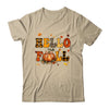 Groovy Hello Fall Autumn Maple Leaves Pumpkin Leopard Women Shirt & Sweatshirt | siriusteestore