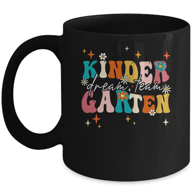 Groovy Kindergarten Dream Team Back To School Teacher Kids Mug | siriusteestore