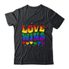 Groovy Love Wins Rainbow Pride Flag Colors LGBT Gay Shirt & Tank Top | siriusteestore