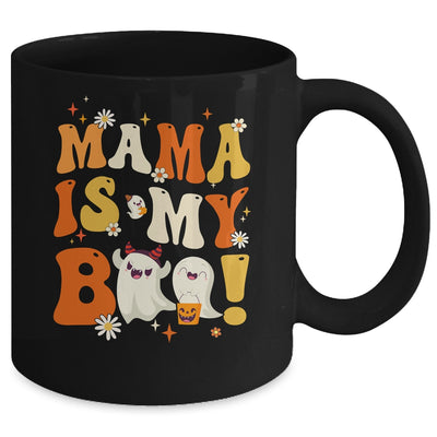 Groovy Mama Is My Boo Halloween Boys Girls Kids Mug | siriusteestore