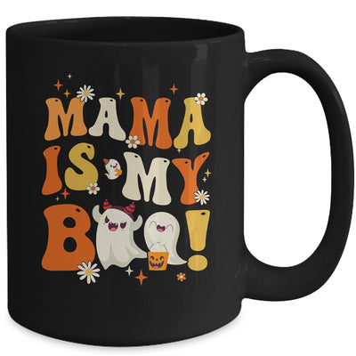 Groovy Mama Is My Boo Halloween Boys Girls Kids Mug | siriusteestore
