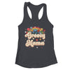Groovy Mama Retro Hippie Peace Sign Floral Mothers Day Shirt & Tank Top | siriusteestore