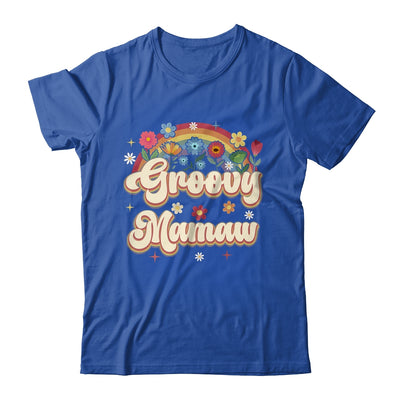 Groovy Mamaw Retro Hippie Peace Sign Floral Mothers Day Shirt & Tank Top | siriusteestore