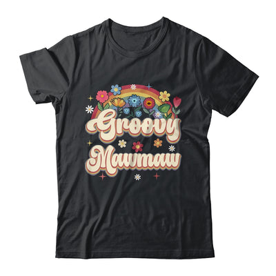 Groovy Mawmaw Retro Hippie Peace Sign Floral Mothers Day Shirt & Tank Top | siriusteestore