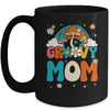 Groovy Mom Birthday Party Theme Decorations Rainbow Family Mug | siriusteestore