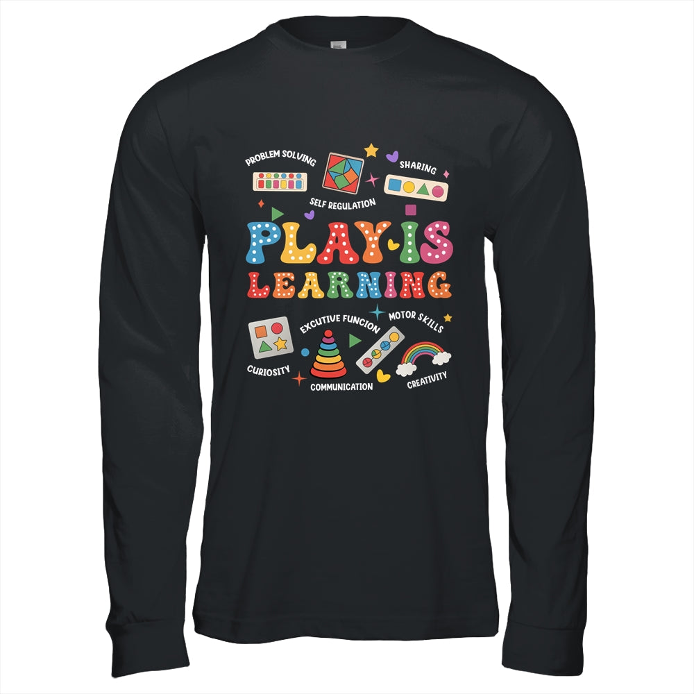 Groovy Play Is Learning Kindergarten Teacher Appreciation Shirt & Hoodie | siriusteestore