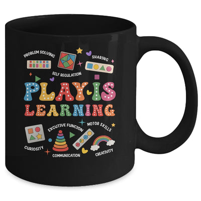 Groovy Play Is Learning Kindergarten Teacher Appreciation Mug | siriusteestore