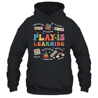 Groovy Play Is Learning Kindergarten Teacher Appreciation Shirt & Hoodie | siriusteestore