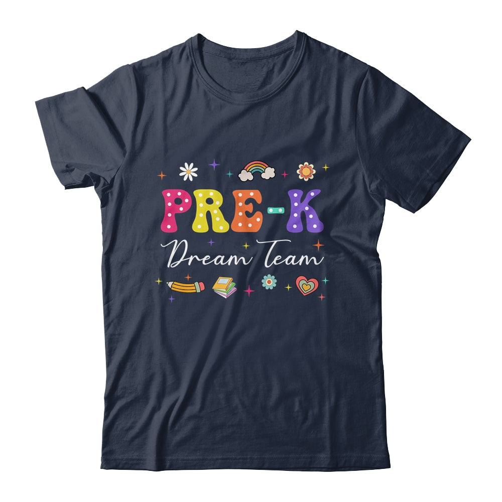 Groovy Pre-K Dream Team Back To School Teacher Kids Shirt & Hoodie | siriusteestore