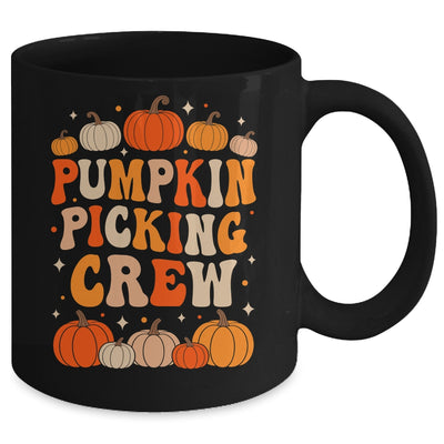 Groovy Pumpkin Picking Crew Matching Family Group Autumn Mug | siriusteestore