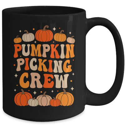 Groovy Pumpkin Picking Crew Matching Family Group Autumn Mug | siriusteestore