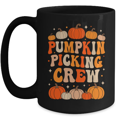 Groovy Pumpkin Picking Crew Matching Family Group Autumn Mug | siriusteestore
